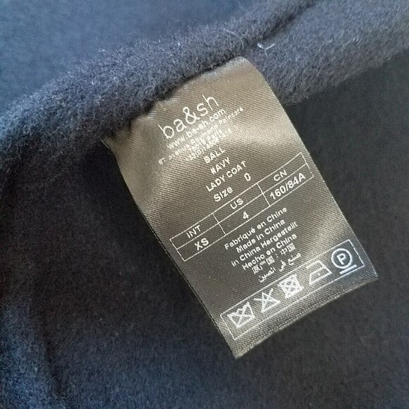 Ba&sh Wool Blend Manteau Coat - Picture 9 of 10